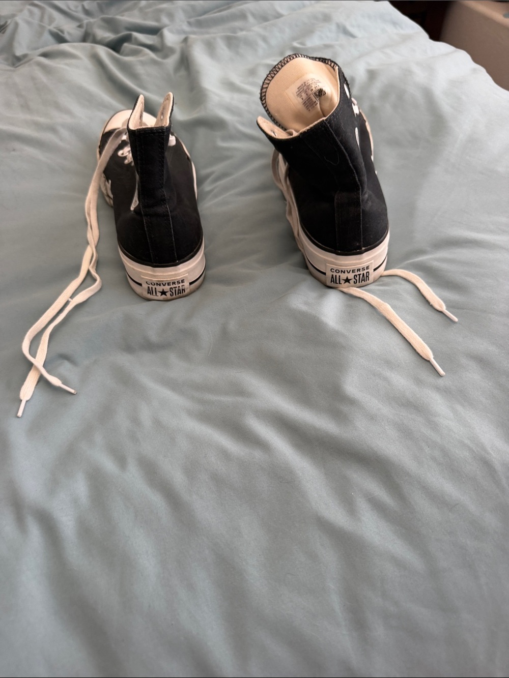 Converse Black & White High-Top Sneakers - Picture 5 of 5